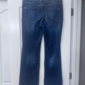 INC International Concepts Dark Blue Boot Cut Jeans